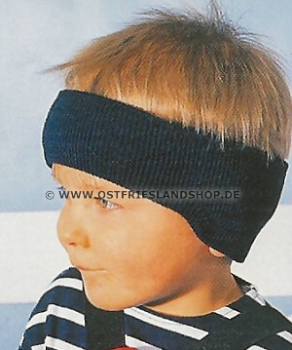 Kinder Stirnband Schurwolle mit Ohrenschutz