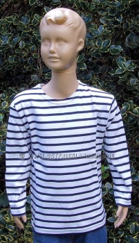 Preview: Bretonisches Kinderfischerhemd in 3 Farbkombinationen Preview: Bretonisches Kinderfischerhemd in 3 Farbkombinationen