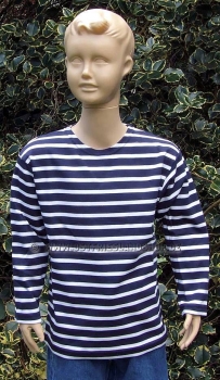 Preview: Bretonisches Kinderfischerhemd in 3 Farbkombinationen Preview: Bretonisches Kinderfischerhemd in 3 Farbkombinationen