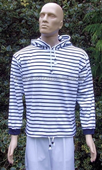 Preview: Bretonisches Kapuzenshirt in 3 Farbkombinationen Herren Preview: Bretonisches Kapuzenshirt in 3 Farbkombinationen Herren