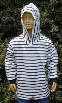 Preview: Bretonisches Kinderkapuzenshirt in 3 Farbkombinationen Preview: Bretonisches Kinderkapuzenshirt in 3 Farbkombinationen