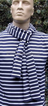 Preview: Bretonischer Schal mit Kettelband in 4 Farbkombinationen Preview: Bretonischer Schal mit Kettelband in 4 Farbkombinationen