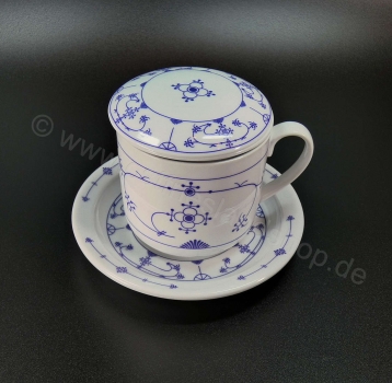 Preview: Kräuterteetasse Indisch blau 4-tlg Preview: Kräuterteetasse Indisch blau 4-tlg