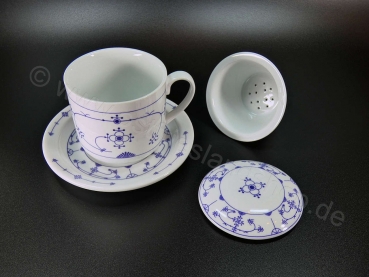 Preview: Kräuterteetasse Indisch blau 4-tlg Preview: Kräuterteetasse Indisch blau 4-tlg