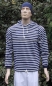 Preview: Bretonisches Kapuzenshirt Blau/Weissgestreift Herren