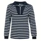 Preview: Bretonisches Shirt Weiss/Blaugestreift Damen