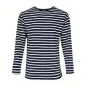 Preview: Bretonisches Fischerhemd Blau/Weissgestreift Herren