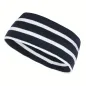 Preview: Bretonisches Stirnband uni rot
