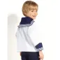 Preview: Kinder Matrosenhemd in weiss oder marine