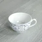 Preview: Teetasse klein mit Untertasse Indisch Blau