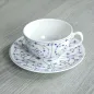Preview: Teetasse klein mit Untertasse Indisch Blau