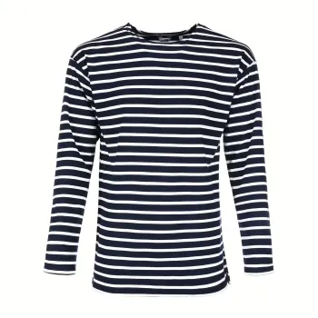 Bretonisches Fischerhemd Blau/Weissgestreift Herren