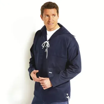 Schlupfblouson in den Farben Marine oder Weiss