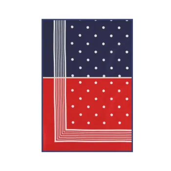 Vierecktuch 70cm x 70cm Muster Tupfen