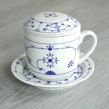 Kräuterteetasse Indisch Blau 4-tlg