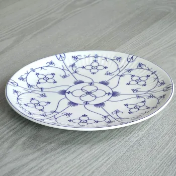 Kuchenteller Indisch Blau