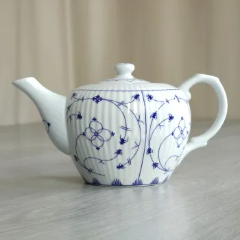 Preview: Teekanne ca. 0,6 Liter Indisch Blau