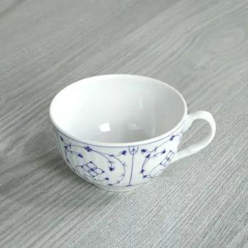 Preview: Teetasse klein mit Untertasse Indisch Blau