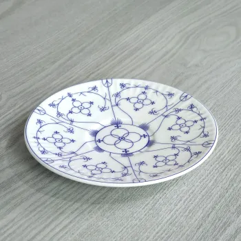 Preview: Teetasse klein mit Untertasse Indisch Blau