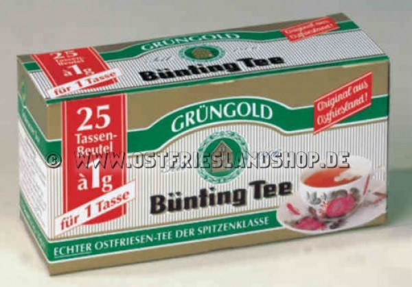Bünting Grüngold Teebeutel 25x1g