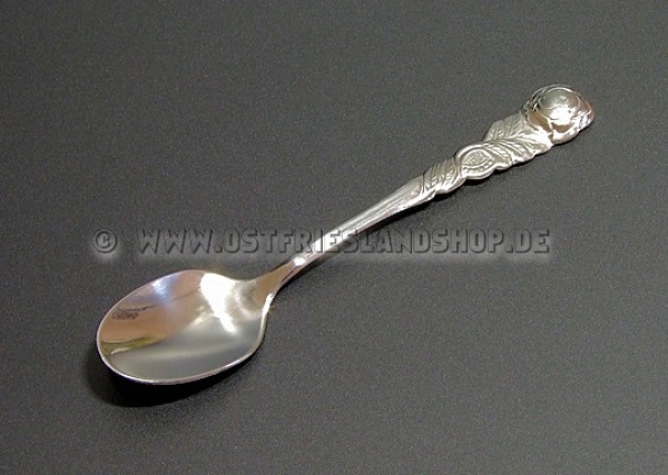 Teelöffel / Moccalöffel Dekor Rose (6 Stück)
