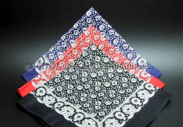 Vierecktuch 54cm x 54cm Muster Paisley