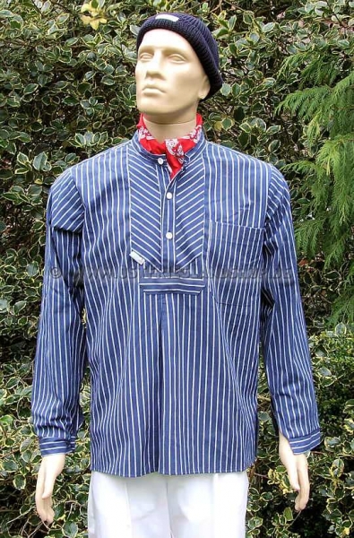 Fischerhemd Import breitgestreift