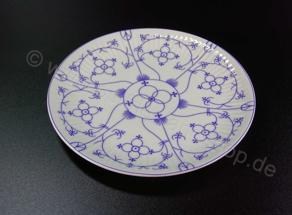 Kuchenteller ca. 16,5 cm Durchmesser Indisch Blau