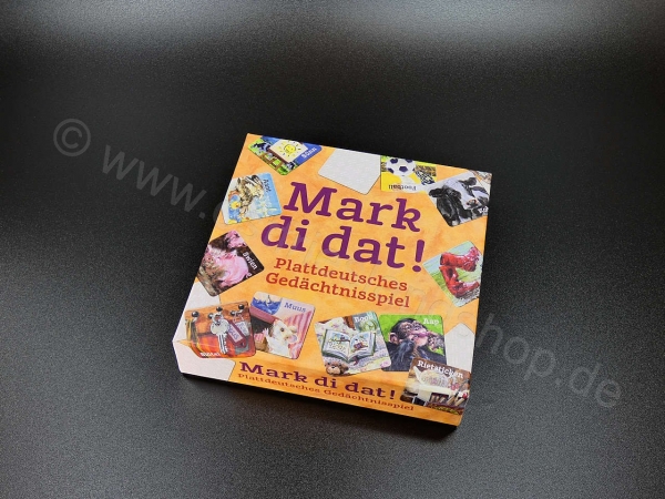 Mark di dat plattdeutsches Gedächtnis Spiel