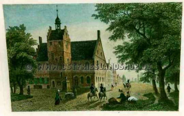 Das Rathaus in Norden Faksimiledruck unkoloriert