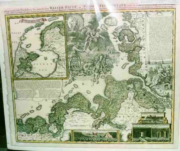 Wasserflut Faksimiledruck