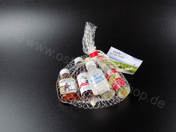 Minis im Netz 5 x 0,02 Liter Schnapsspezialitäten von der Küste