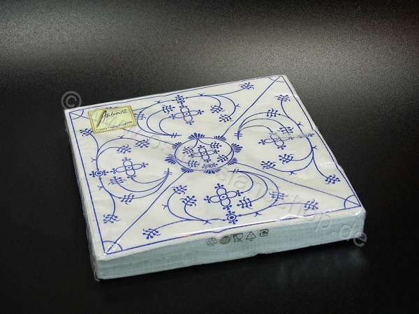 Papierservietten 20 Stück Indisch Blau