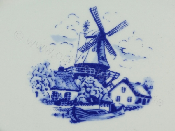 Teekanne Dekor Windmühle