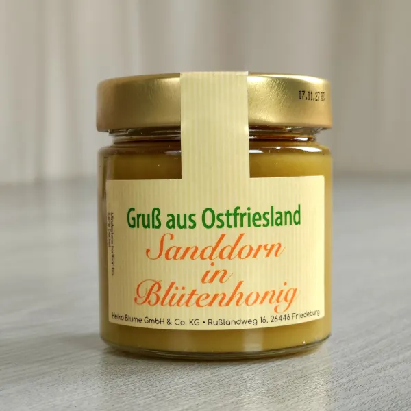 Blütenhonig mit Sanddorn