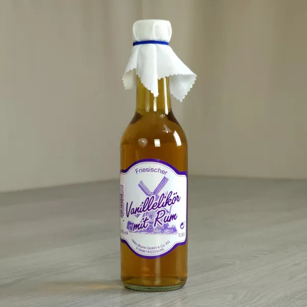 Vanillelikör mit Rum 21% vol 0,35 Liter
