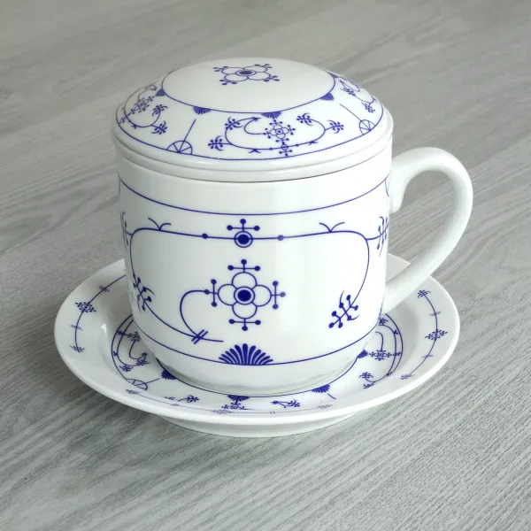 Kräuterteetasse Indisch Blau 4-tlg