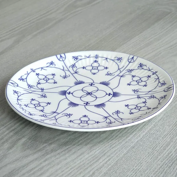 Kuchenteller Indisch Blau