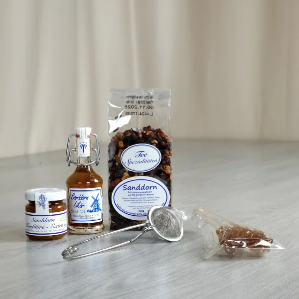 Tee Geschenkpackung mit Tee und Spezialitäten Version IV