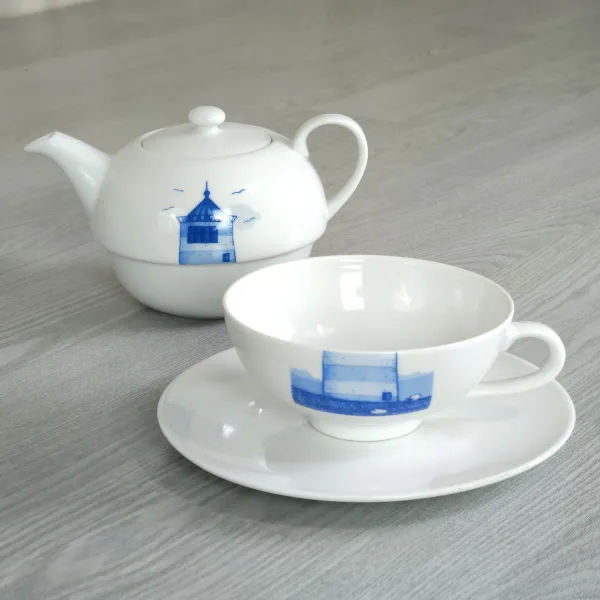 Tea-for-One Set - Pilsumer Leuchtturm