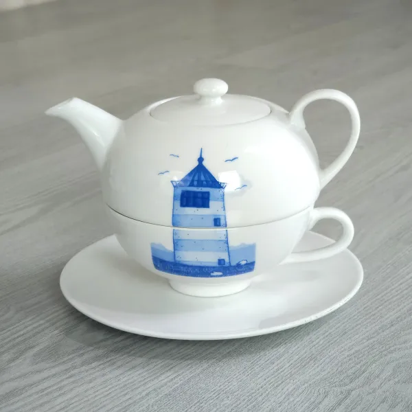 Tea-for-One Set - Pilsumer Leuchtturm