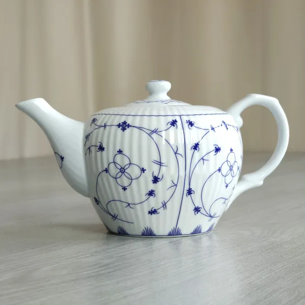 Teekanne ca. 0,6 Liter Indisch Blau