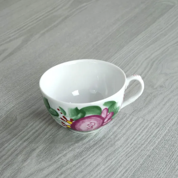 Teetasse klein mit Untertasse Friesenrose