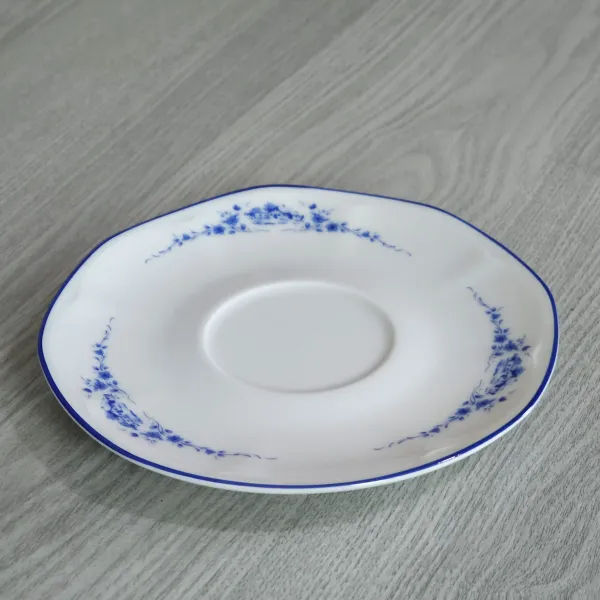 Teetasse mit Untertasse gross 0,2 Liter Dekor Windmühle