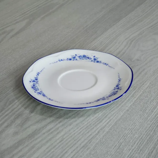 Teetasse mit Untertasse klein 0,14 Liter Dekor Windmühle