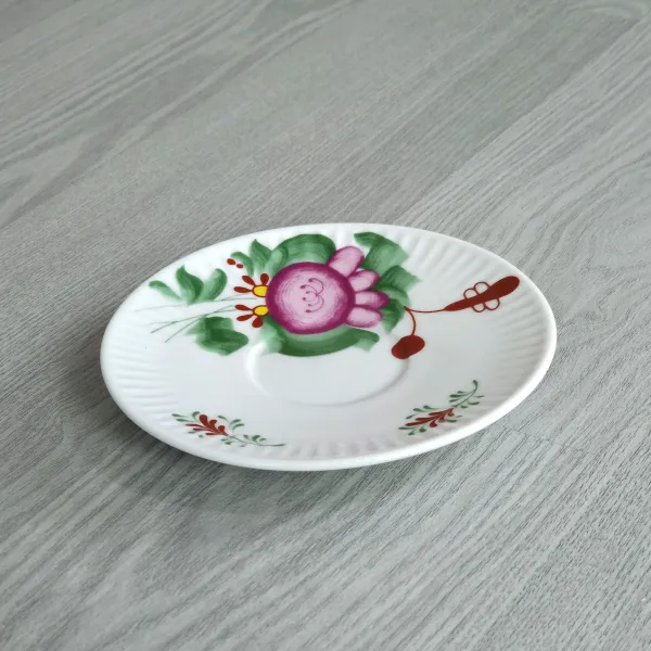 Teetasse klein mit Untertasse Friesenrose