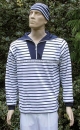 Bretonisches Shirt Weiss/Blaugestreift Damen