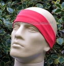 Bretonisches Stirnband uni rot