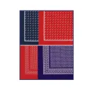 Vierecktuch 54cm x 54cm Muster Anker oder Punkte