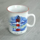 Kaffeebecher Leuchtturm - Roter Sand